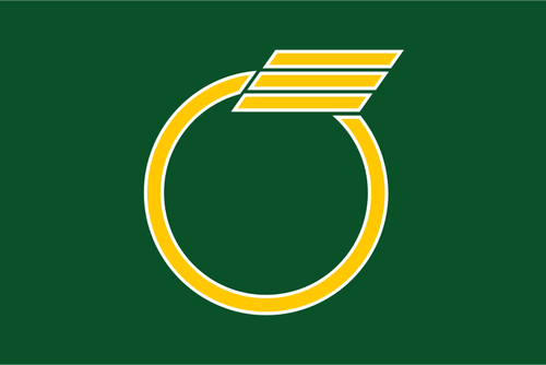 Flag Of Shirokawa, Ehime Clipart