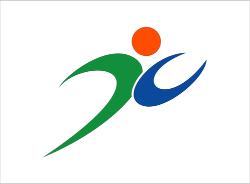 Flag Of Fukutsu, Fukuoka Clipart