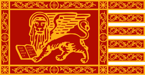 Flag Of Venice, Italy Clipart