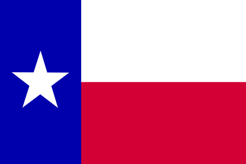 Of Flag Of The State Of Texas Clipart