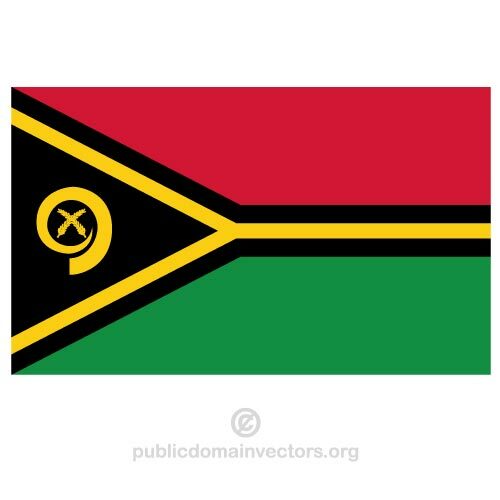 Flag Of Vanuatu Clipart