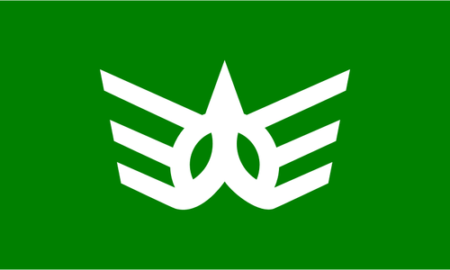 Official Flag Of Kawauchi Clipart