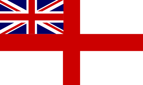 English Royal Navy Historic Flag Clipart