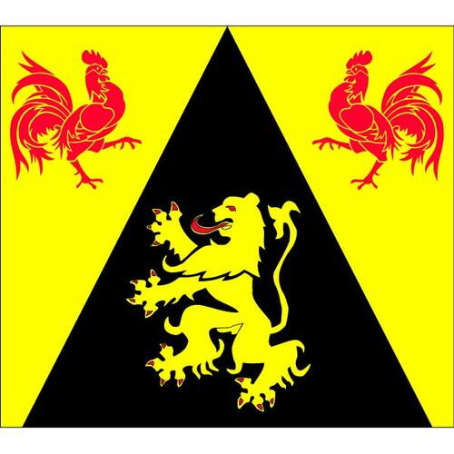 Flag Of Brabant Province Clipart
