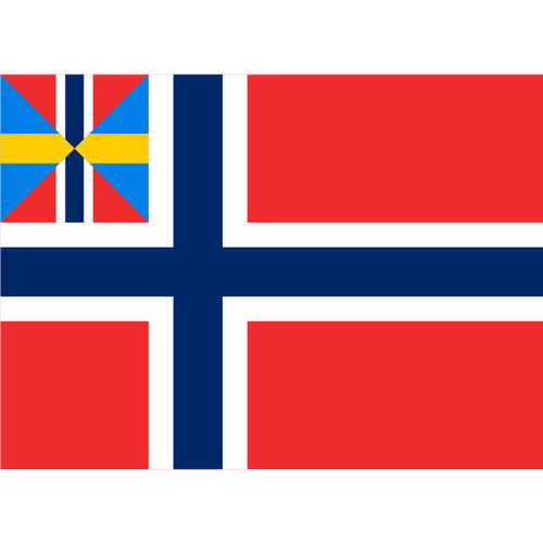 Norwegian Union Flag Clipart