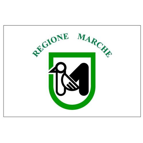 Flag Of The Region Of Marche Clipart