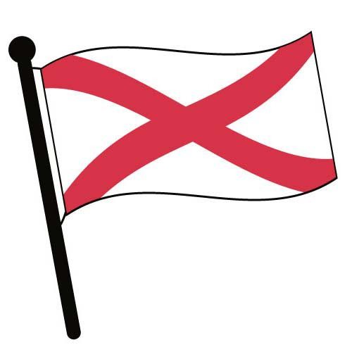 Alabama Waving Flag American Flag Pictures Flag Clipart