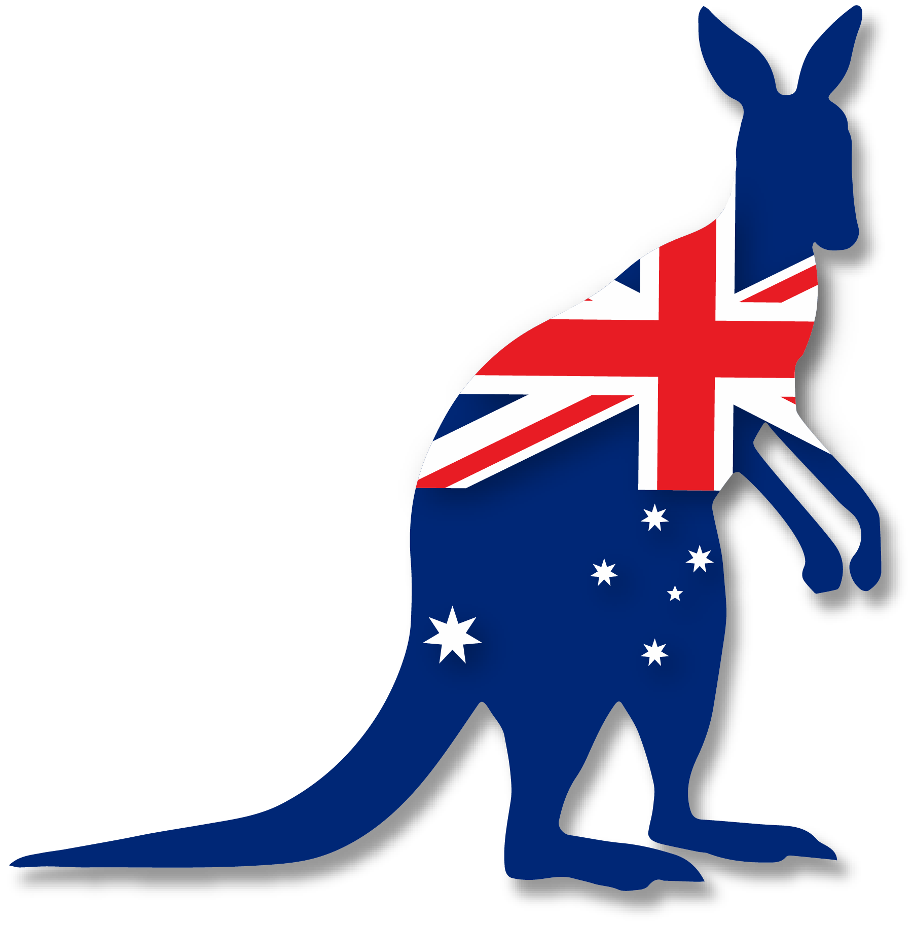 Australia Federation Of Kangaroo Flag Aboriginal Australian Clipart