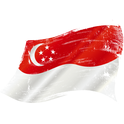 Of Flag Singapore PNG Download Free Clipart