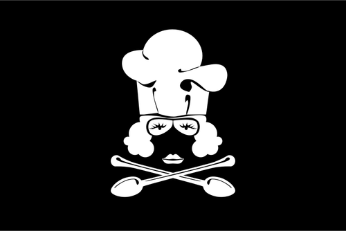 Pirate Kitchen Flag Clipart