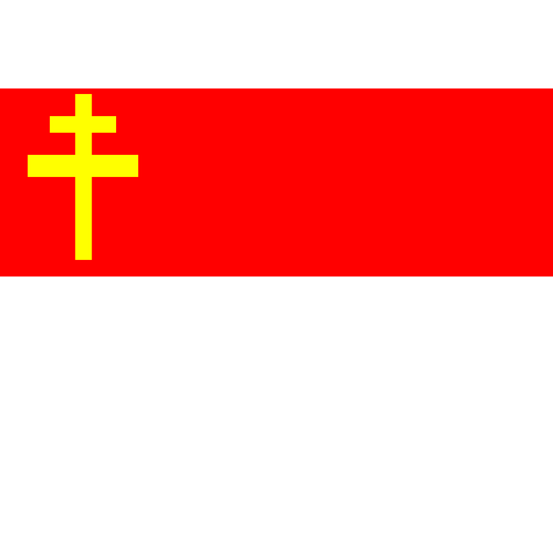 Flag Of Alsace-Lorraine Clipart