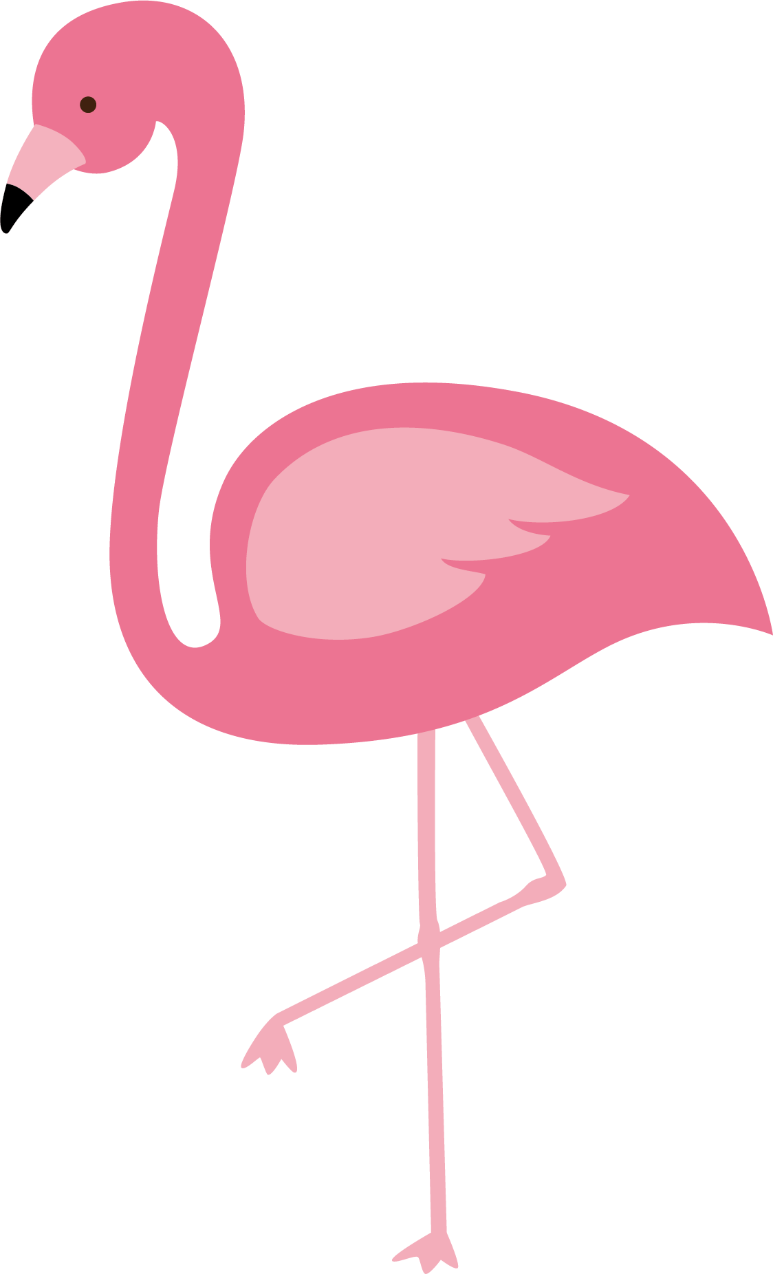 Flamingo Camping Vector