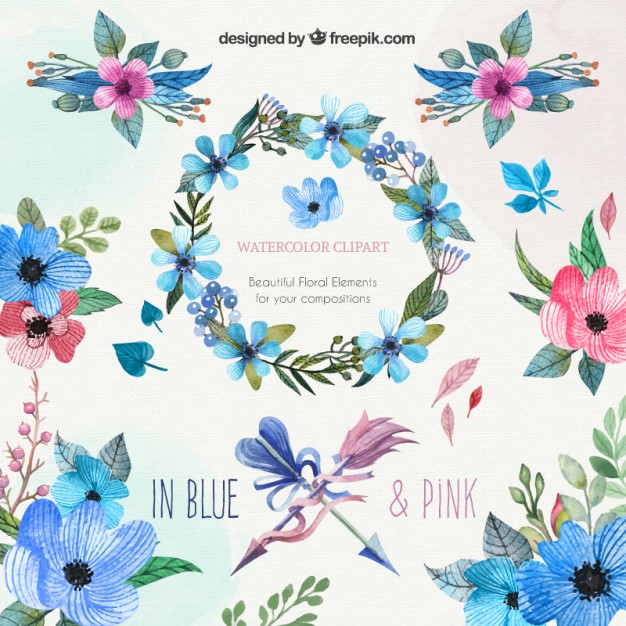 Floral Flower Vectors Photos And Psd Files Clipart