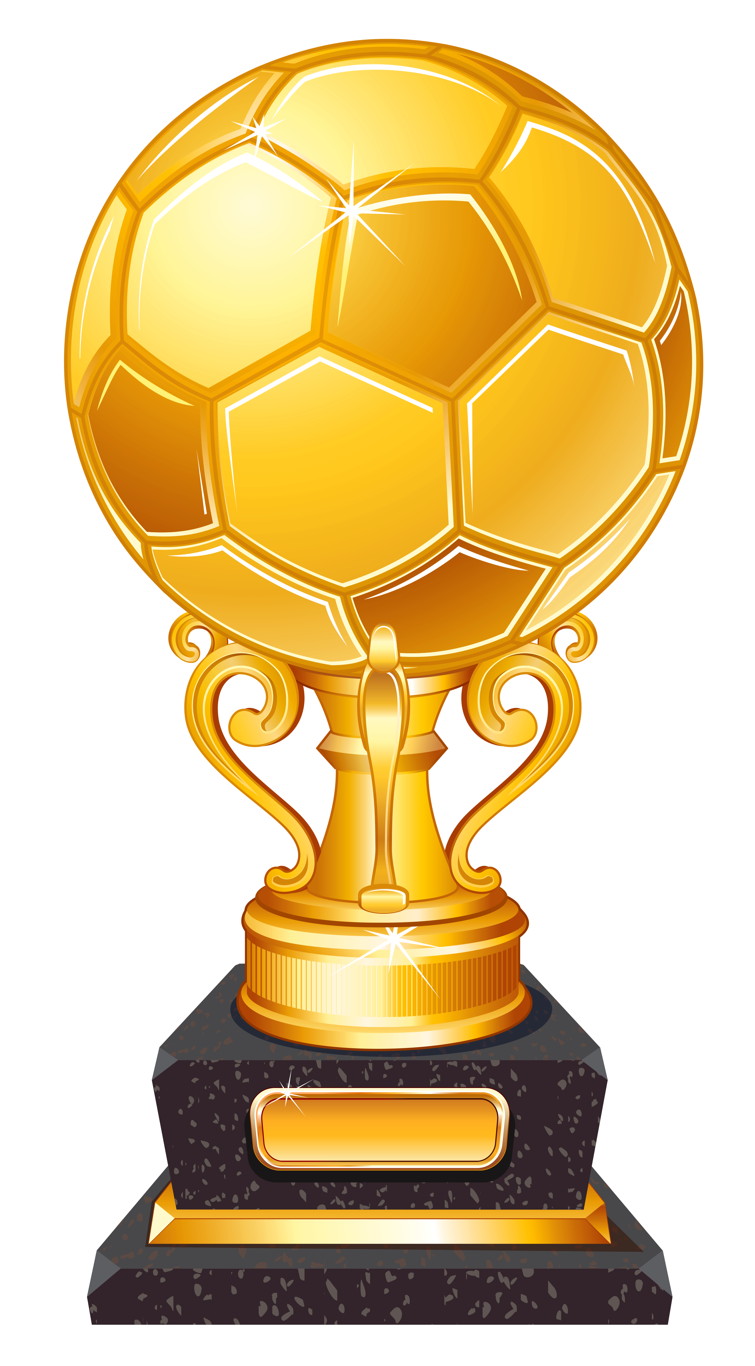 Trophy Football Award Gold Transparent Free Transparent Image HD Clipart