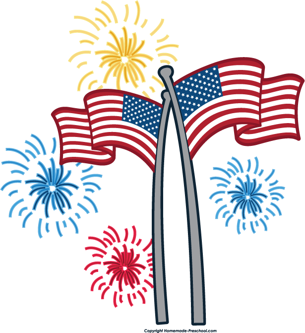 Fourth Of July 4Th Of July Fireworks Clipart