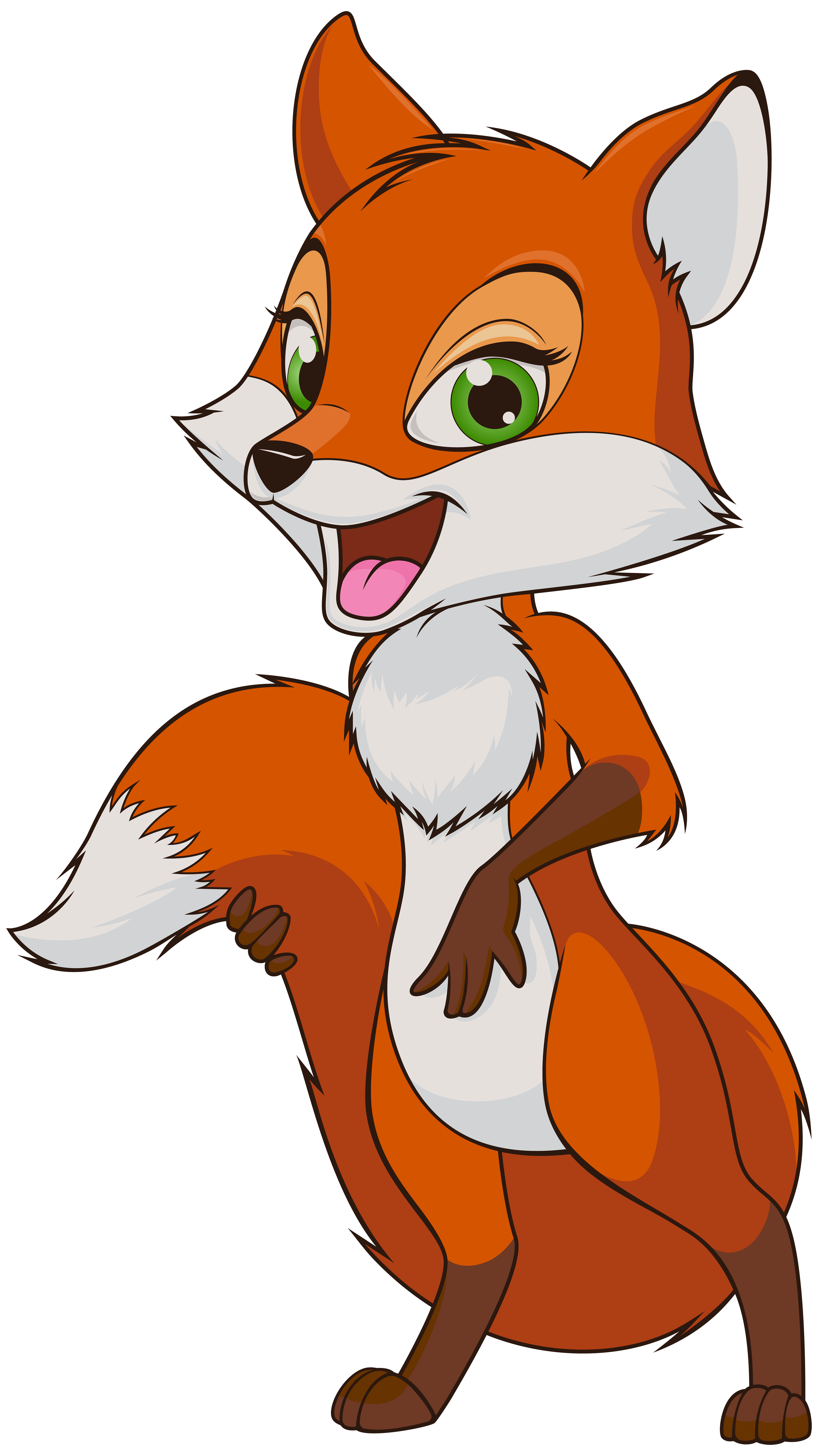 Download Fox Cartoon Transparent HD Image Free PNG Clipart PNG Free