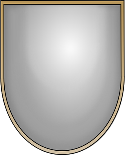 Shield With Gold Border Clipart