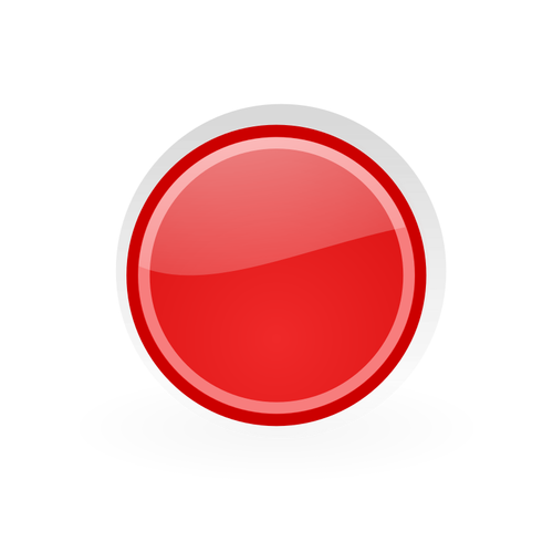 Red Button In Dark Red Frame Graphics Clipart