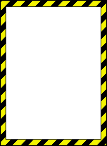 Of Caution Style Border Clipart