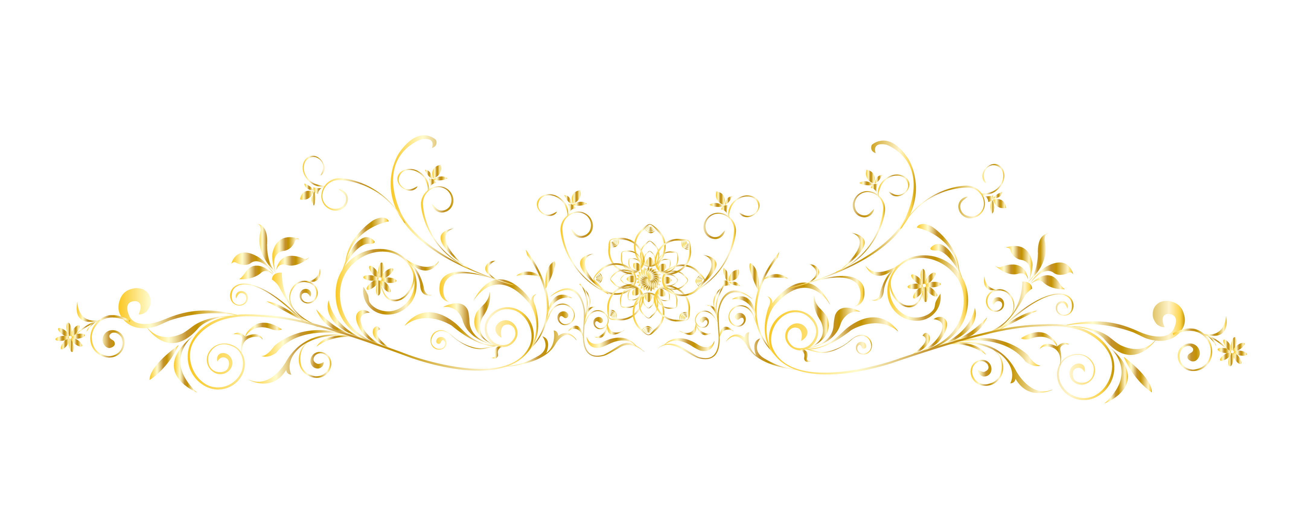 Download Gold Pattern Frame Lines Vector White European Clipart PNG