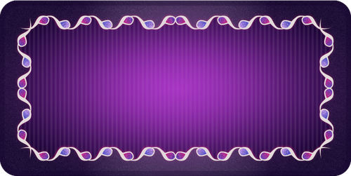 Of Violet Background With Rectangular Border Clipart