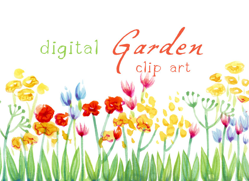 Spring Flower Garden Transparent Image Clipart