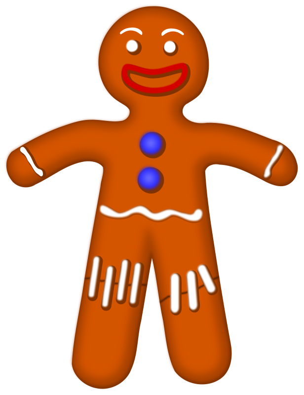Free Gingerbread Man Png Image Clipart