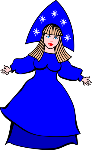 Snow Maiden By Rones Clipart