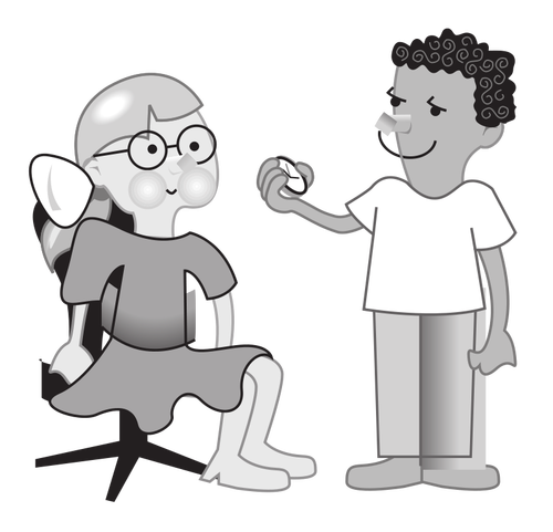 Of Kids Conducting Experiment Clipart