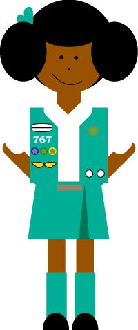 Girl Scout On Girl Scouts And Scouts Clipart
