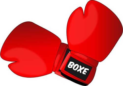 Red Boxing Gloves Clipart