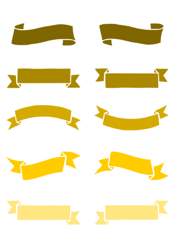 Ribbons Collection Clipart
