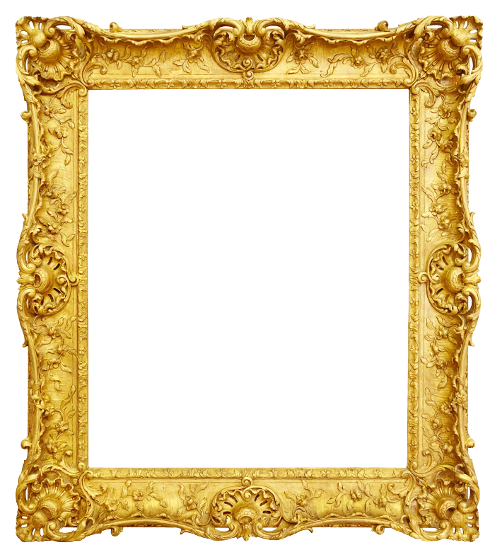 Download Antique Picture Frame Gold Free Transparent Image HD Clipart