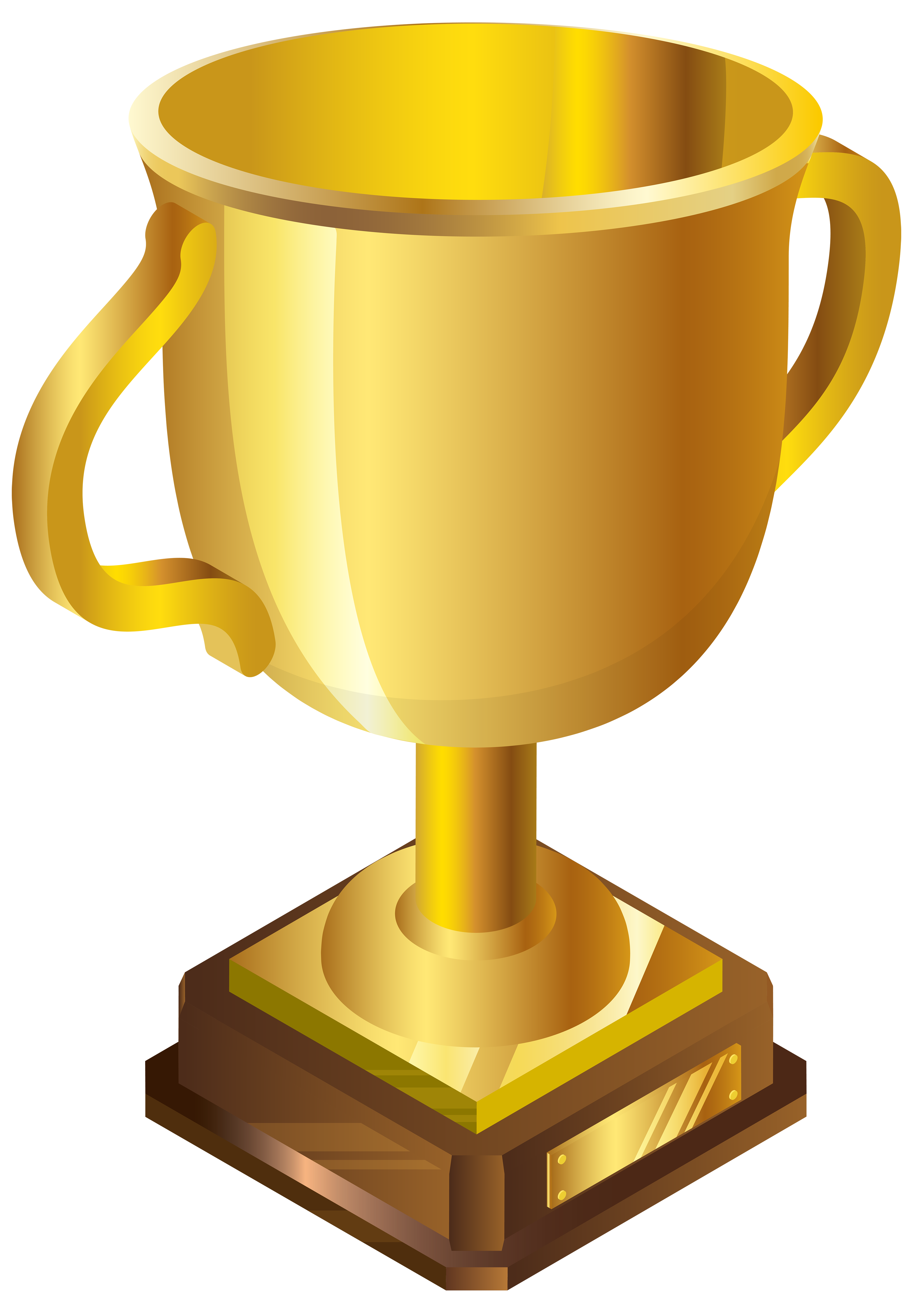 Trophy Golden Cup PNG Download Free Clipart