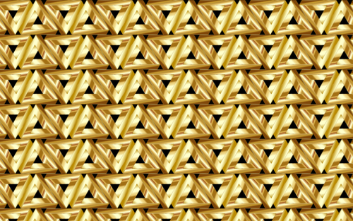 Seamless Golden Triangles Pattern Clipart