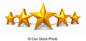 Gold Star Gold 5 Star Free Download Png Clipart