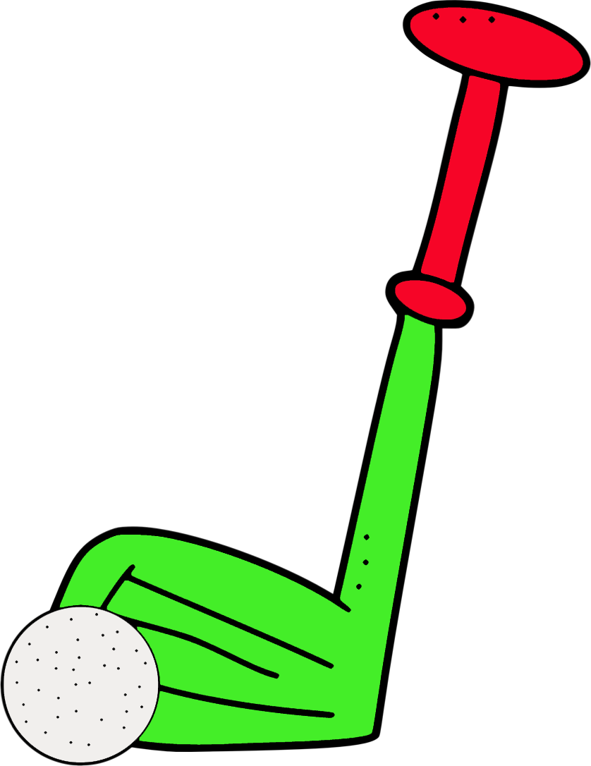 Golf Club Golf Course And Others Art Clipart