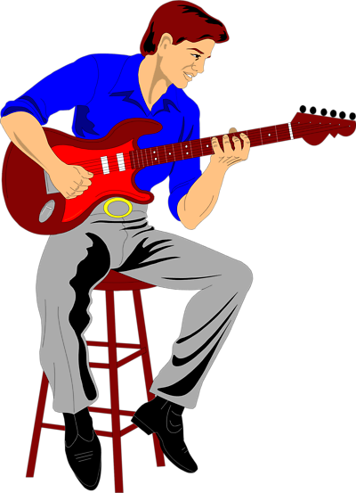 Man With Guitar Hd Image Clipart