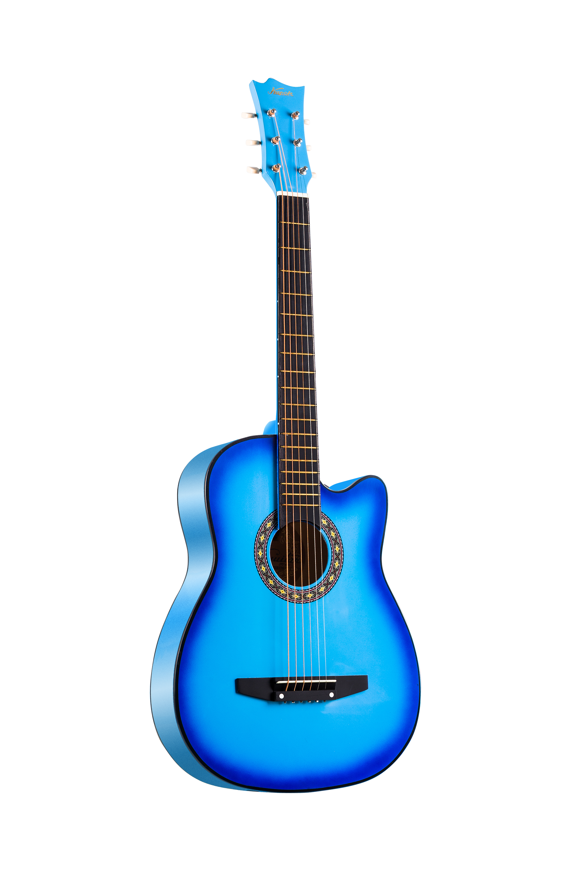 Blue Tiple Guitar Instrument Acoustic-Electric Acoustic Fine Clipart