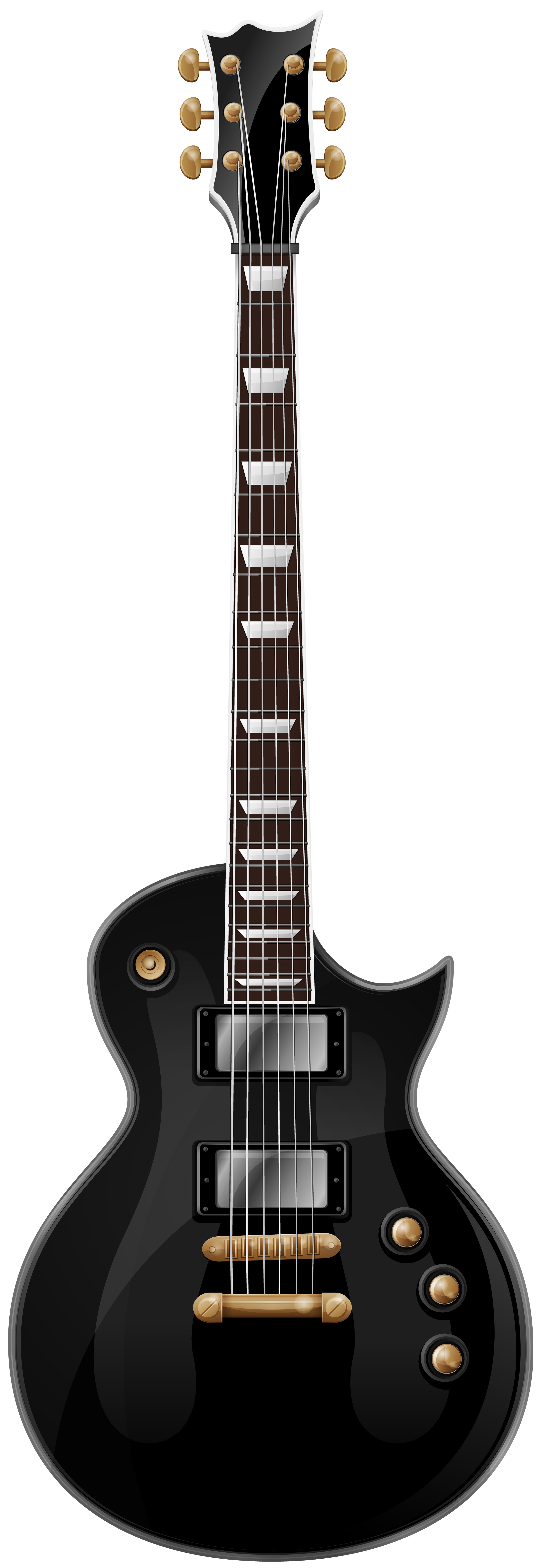 Emg Electric Esp Guitar Black Ltd Ec-1000 Clipart