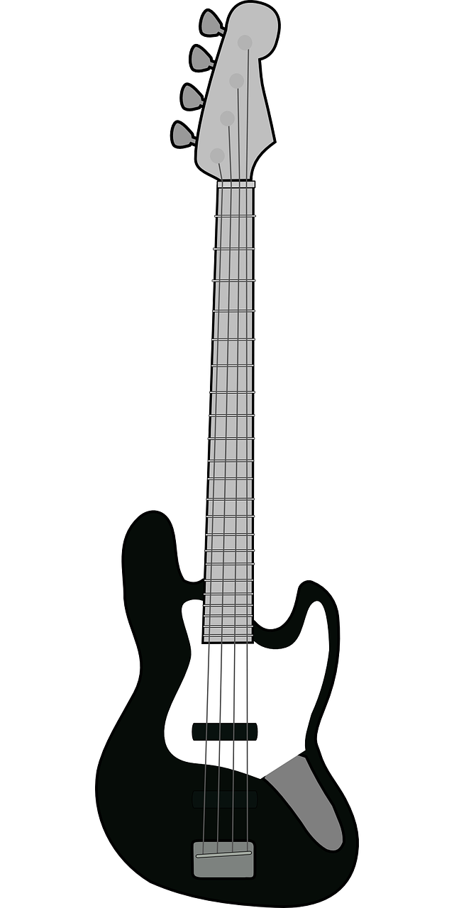 Bass Instruments Fender Precision Guitar Double Musical Clipart