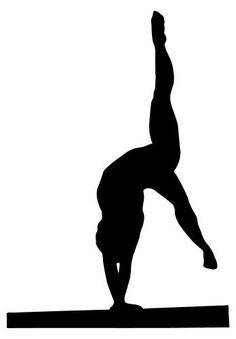 Gymnastics Silhouettes On Gymnastics Silhouette And Clipart