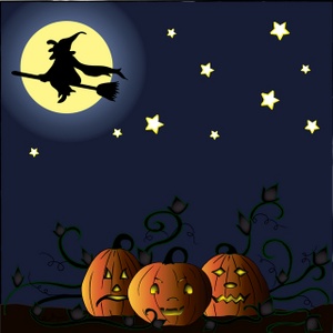 Free Halloween Halloween Image Halloween Witch Flying Clipart