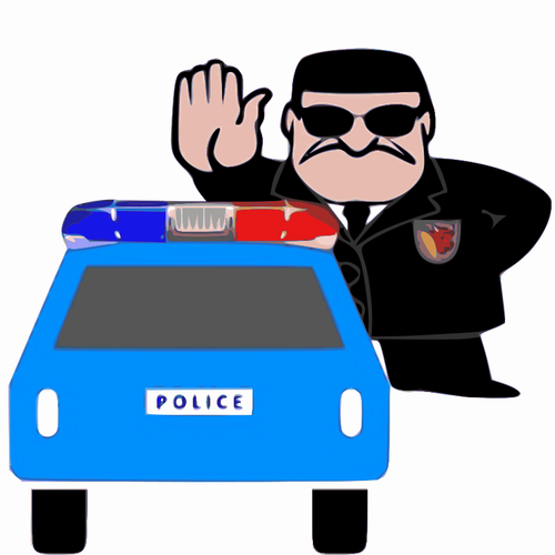 Image Of Police Discipline Branch In Action Clipart
