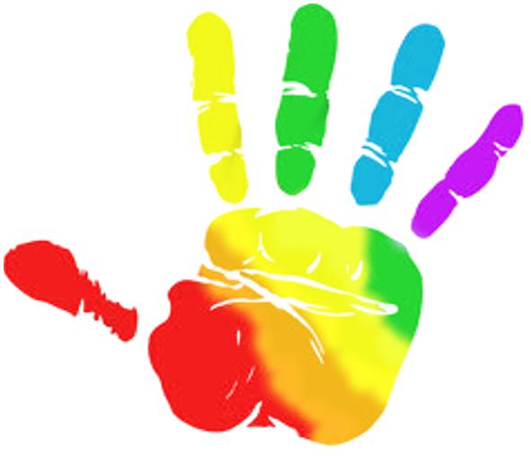 Rainbow Hands Free Download Png Clipart