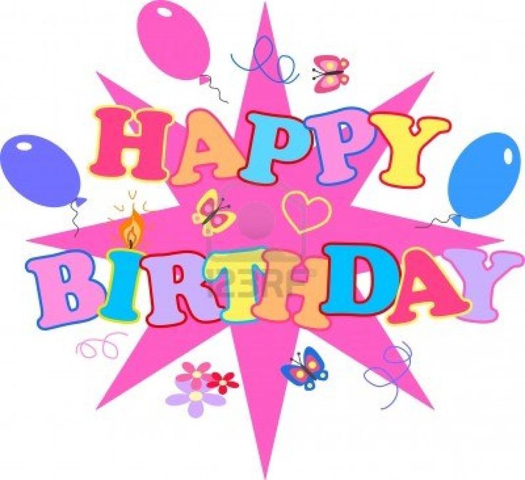 Happy Birthday Images On Clipart Clipart