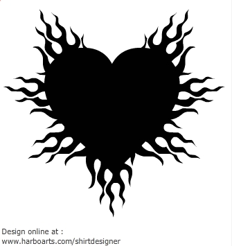Heart With Flames Download Heart In Flames Clipart