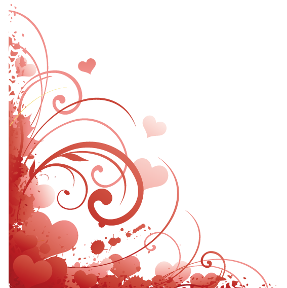 Decoration Corner Love PNG Image High Quality Clipart