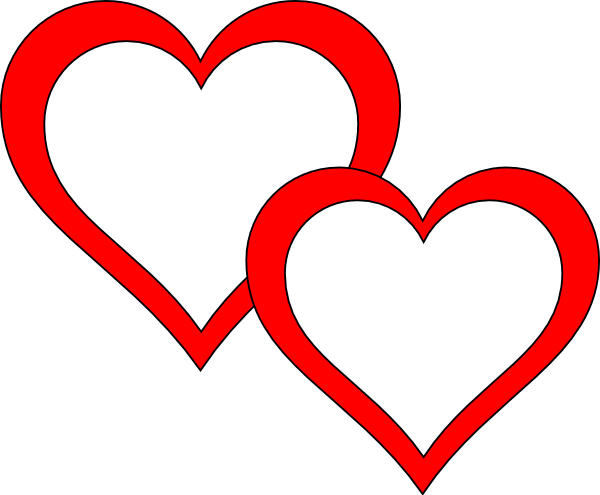 2 Hearts Transparent Image Clipart