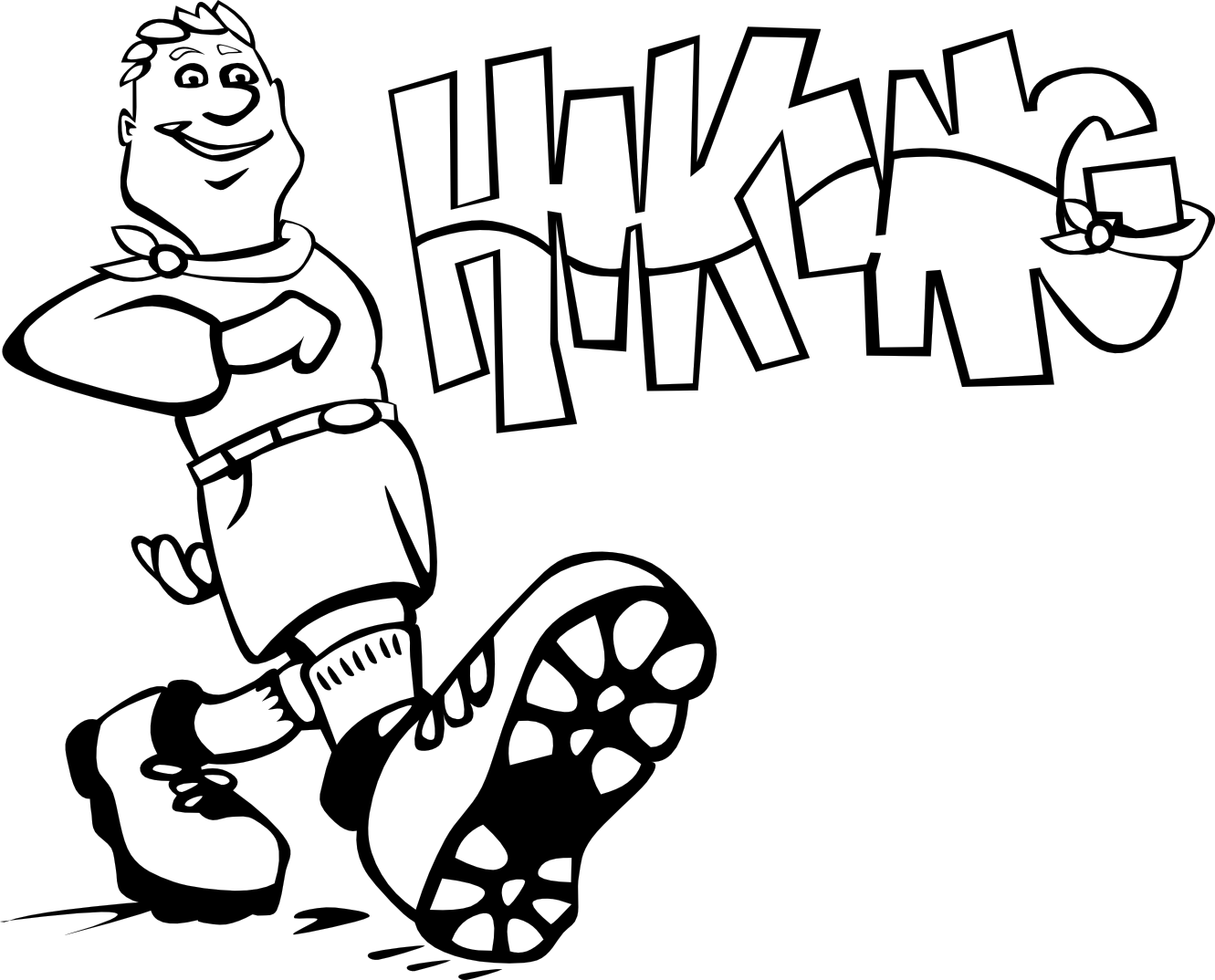 Hiking Black And White Images Hd Photo Clipart